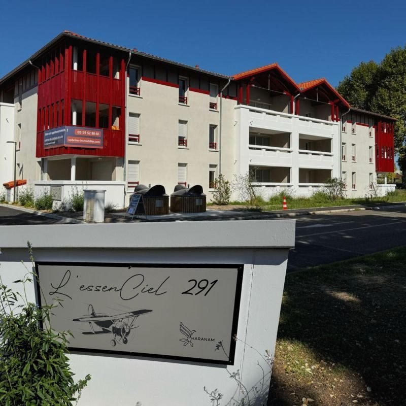 Résidence L'essenCiel à Biscarrosse le jour de la livraison